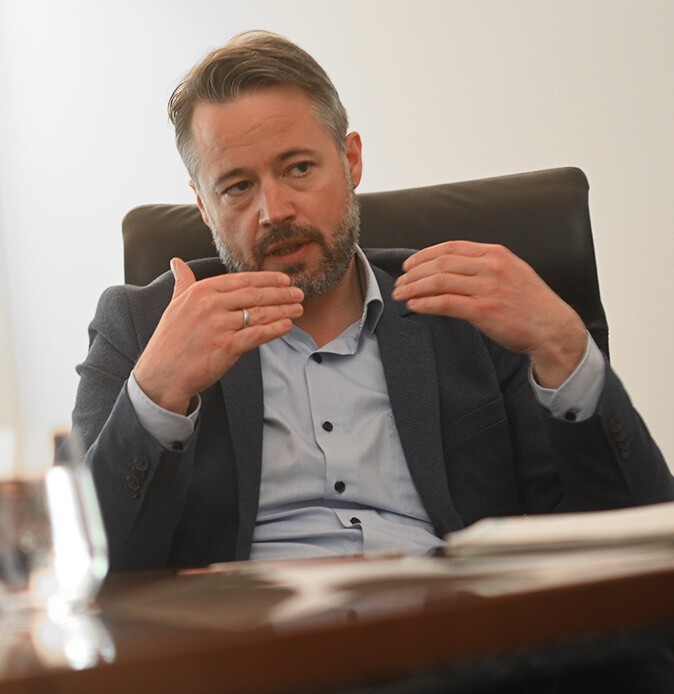 Michael Wiedekamp in conversation