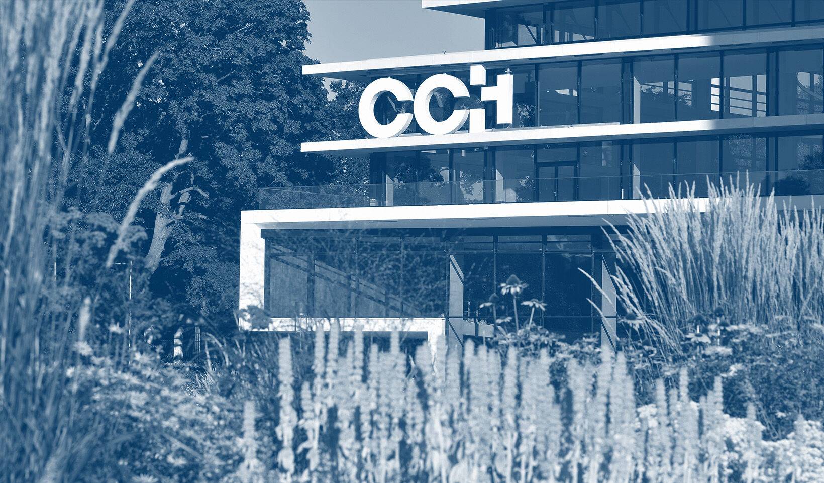 The CCH, surrounded by plants