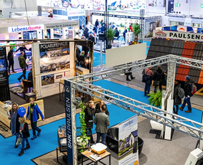 Exhibition stands at the real estate fair home2