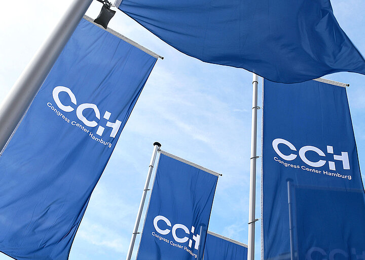 CCH flags at the forecourt