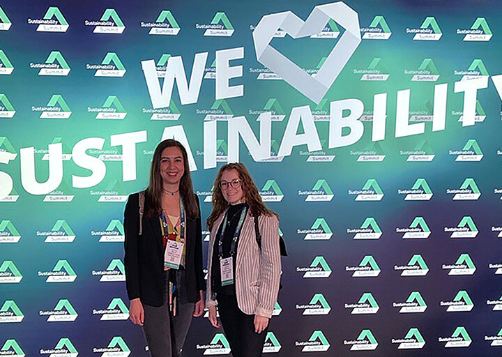 Chantal Ballé (left) and Hannah Kindler @ Sustainability Summit